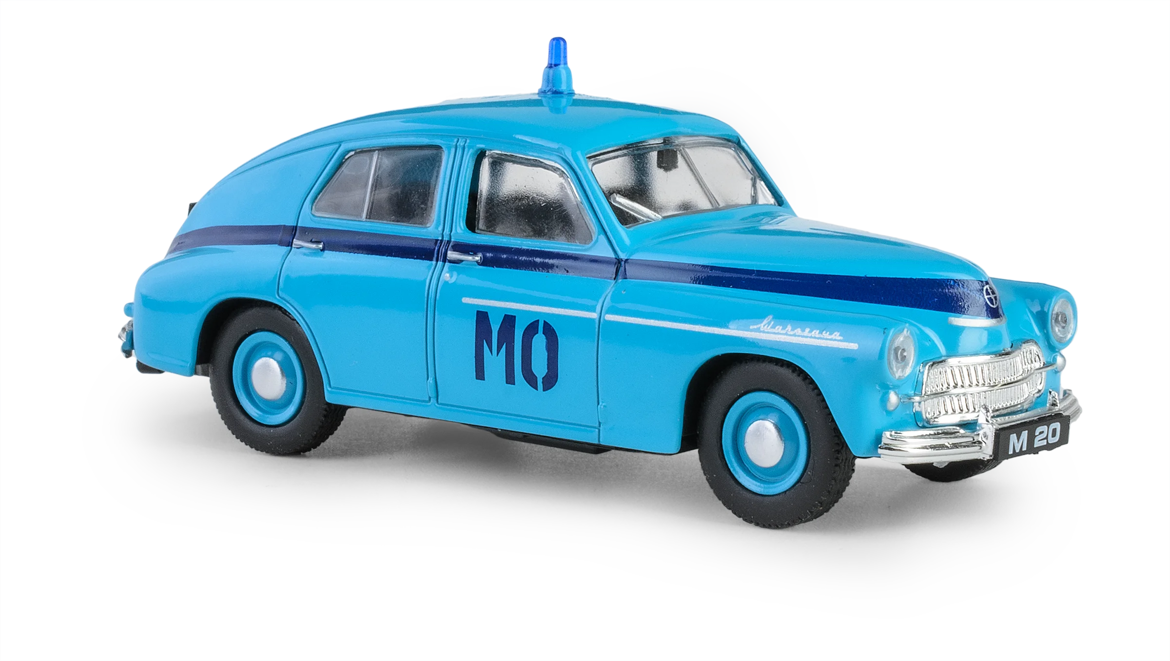 Warszawa M-20 MO niebieska