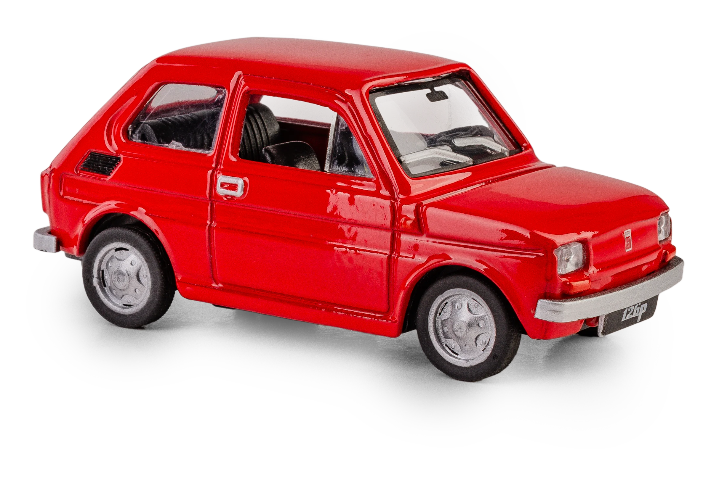 Polski Fiat 126p czerwony