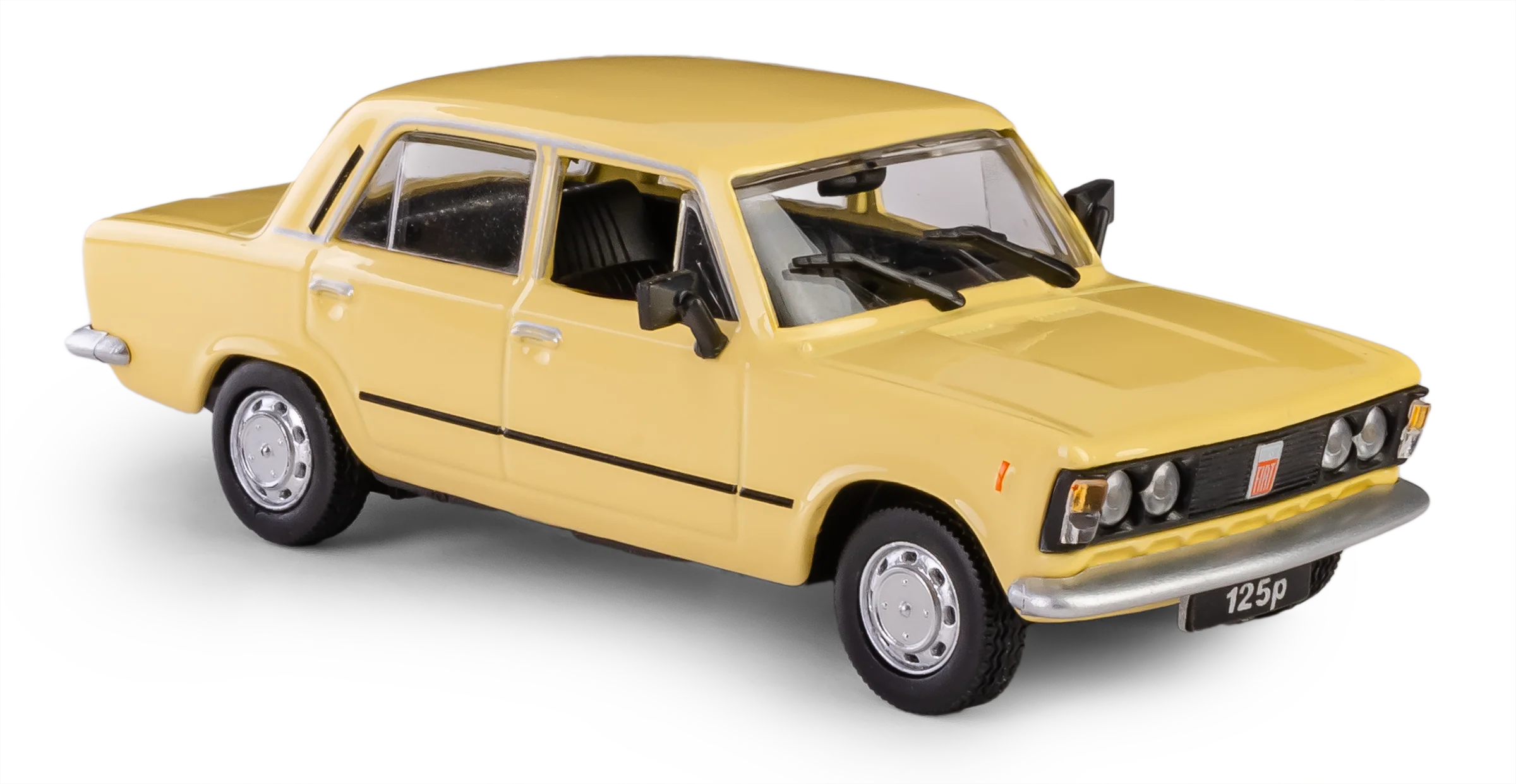 Polski Fiat 125p MR żółty